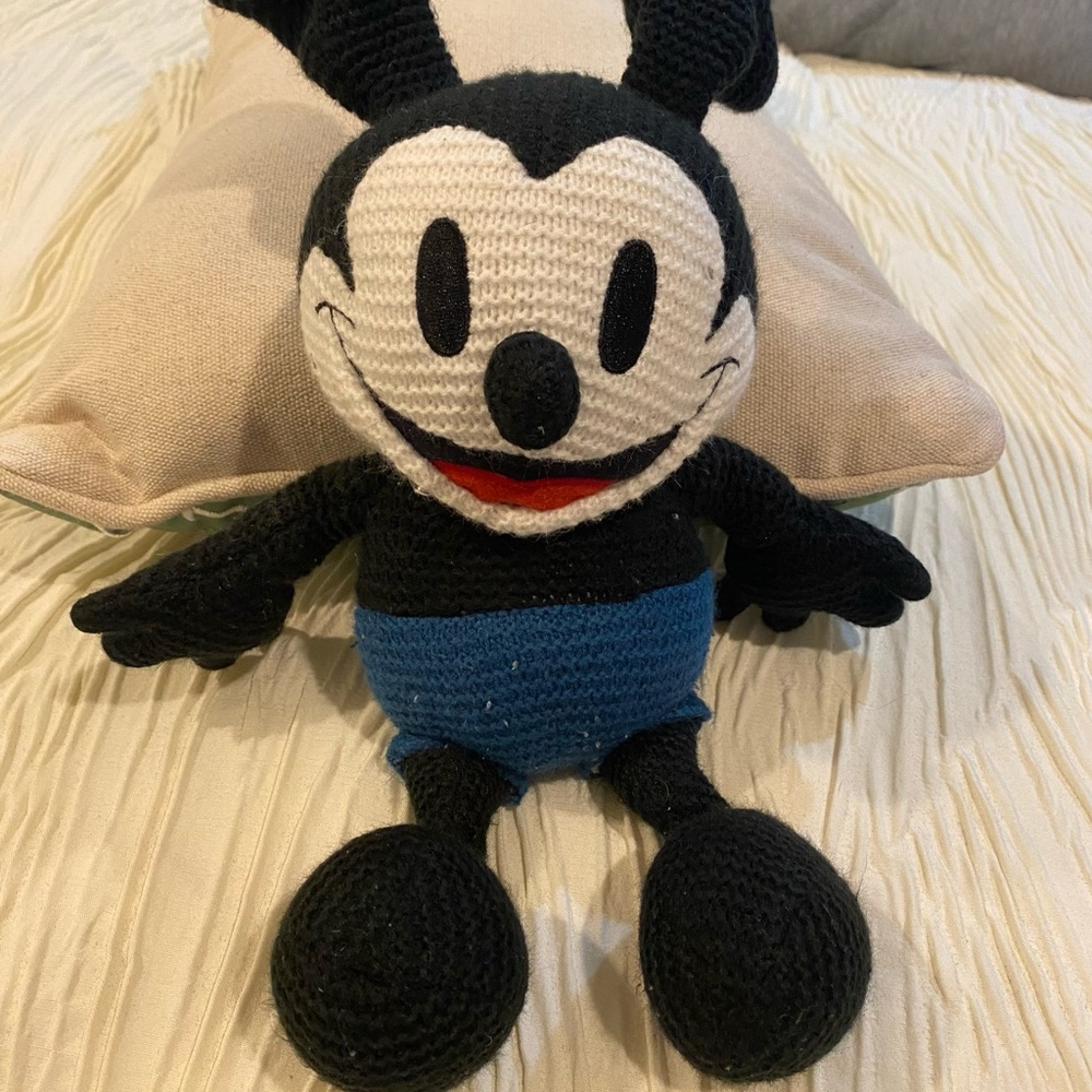 Disney Black and Blue Stuffed Animal